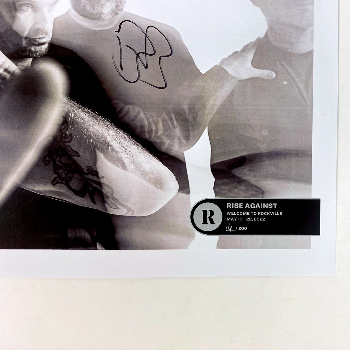 RISE AGAINST x REVOLVER x WELCOME TO ROCKVILLE 2022 NUMBERED POSTER - EXCLUSIVE - LTD.