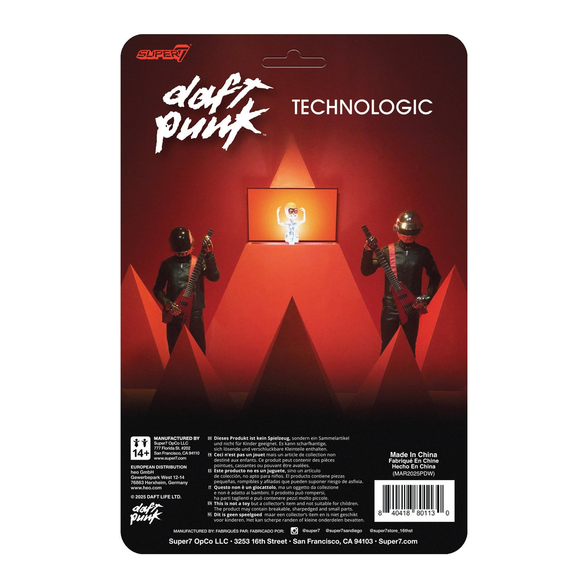 DAFT PUNK (Human After All) REACTION FIGURE 2-PACK WAVE 1