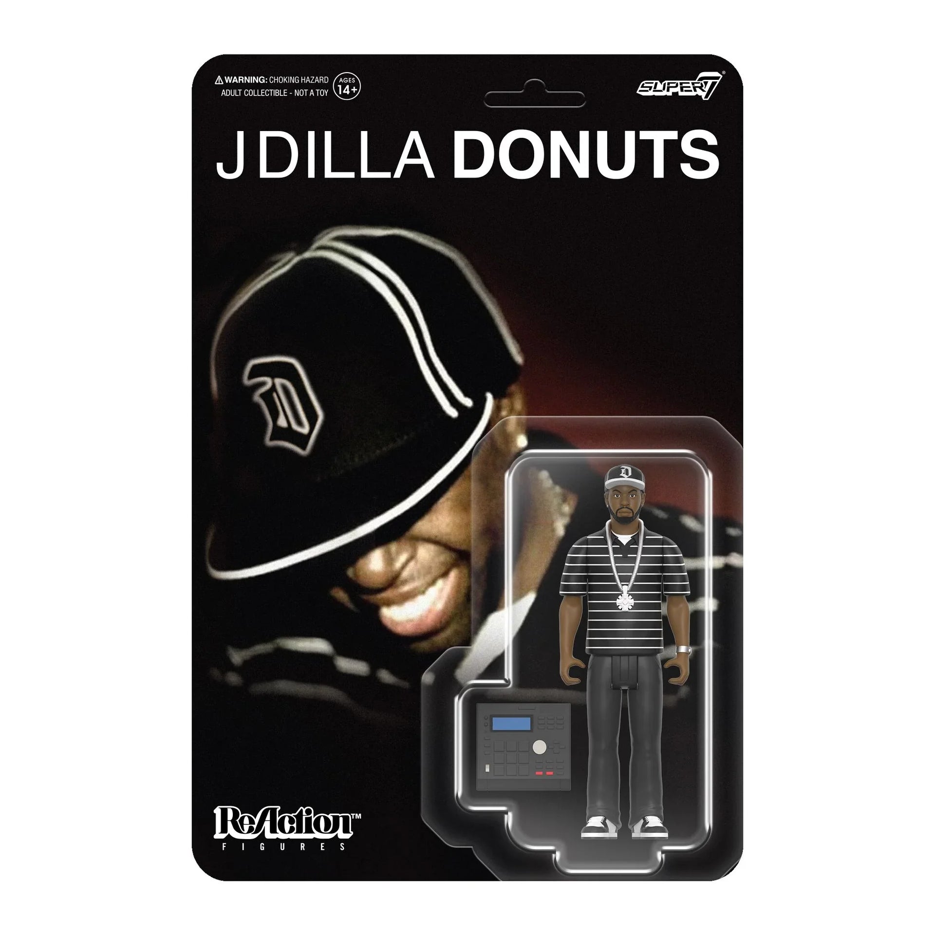 J DILLA REACTION FIGURE WAVE 1 (Donuts - Smile Album Cover)