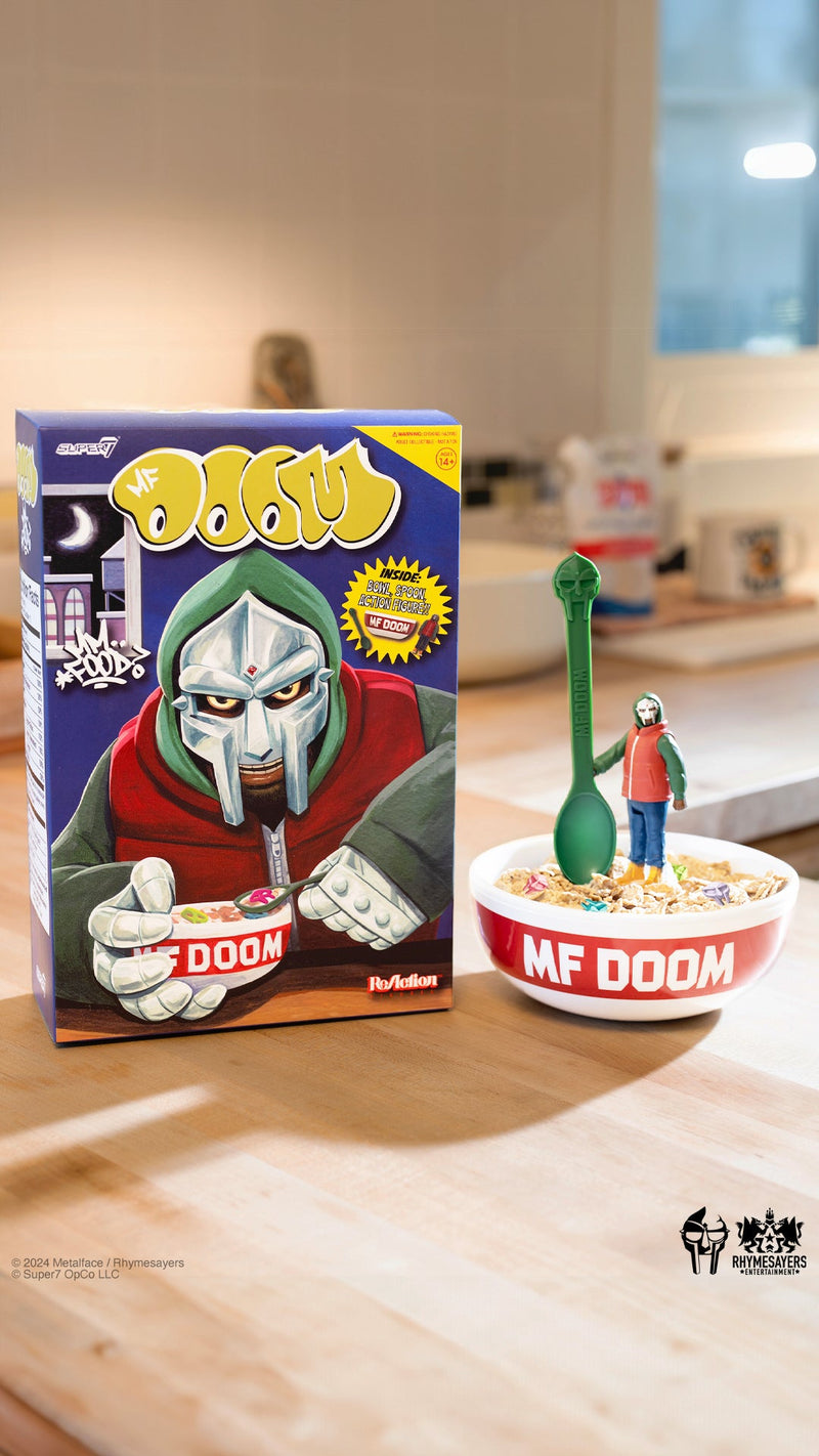 MF DOOM - "MM..FOOD" CEREAL BOWL SET - REACTION FIGURE - WAVE 2