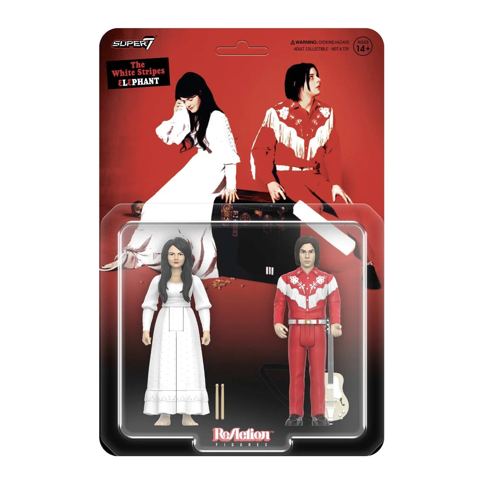 THE WHITE STRIPES 2-PACK REACTION FIGURES (Elephant)