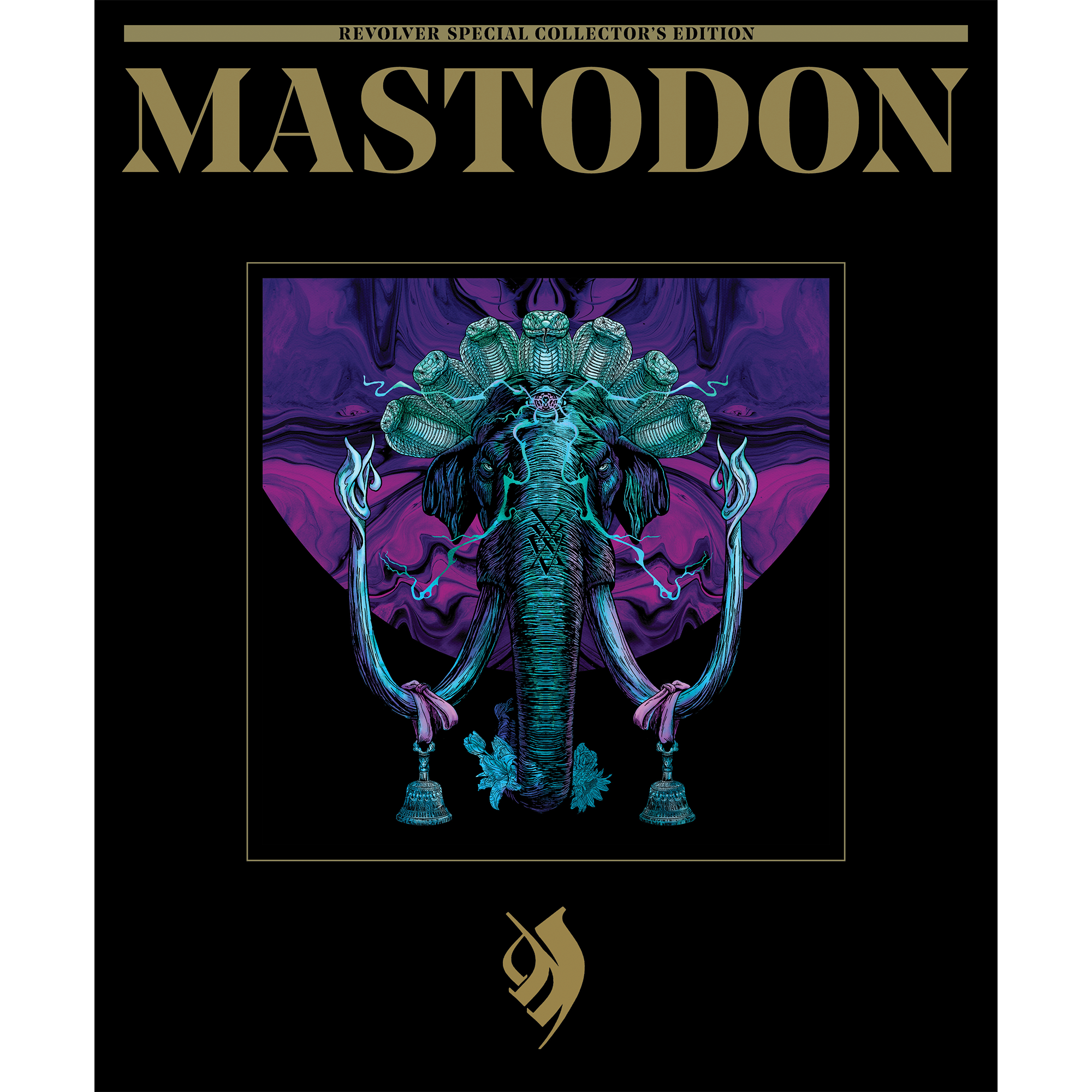 MASTODON 'CRACK THE SKYE' LP w/ SIGNED 12"x12" PAUL ROMANO PRINT & COLLECTORS EDITION MAGAZINE