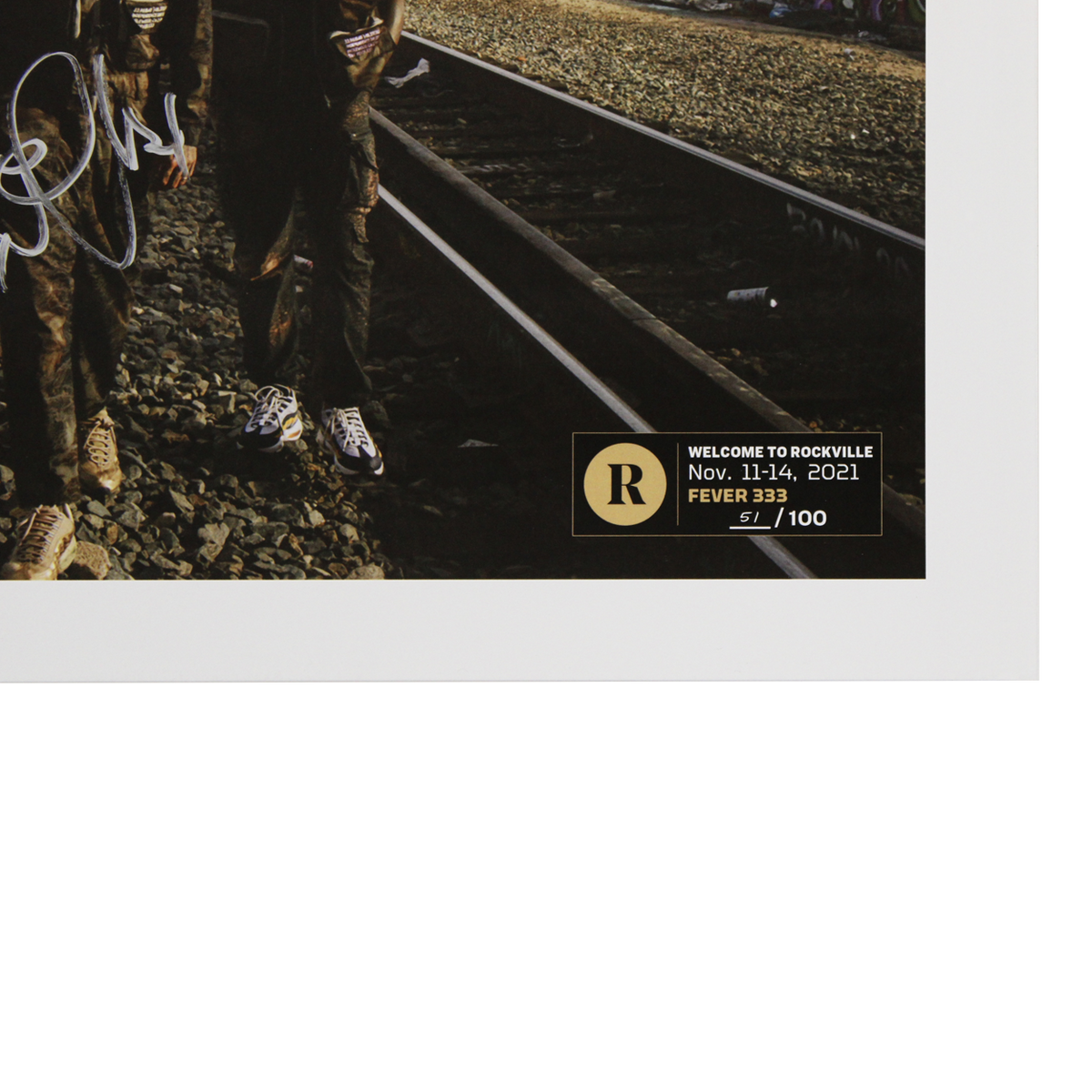 FEVER 333 X REVOLVER ROCKVILLE - SIGNED FESTIVAL POSTER