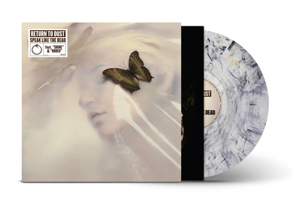 RETURN TO DUST'SPEAK LIKE THE DEAD' EP (Transparent Black/Gold Swirl 12" Vinyl)