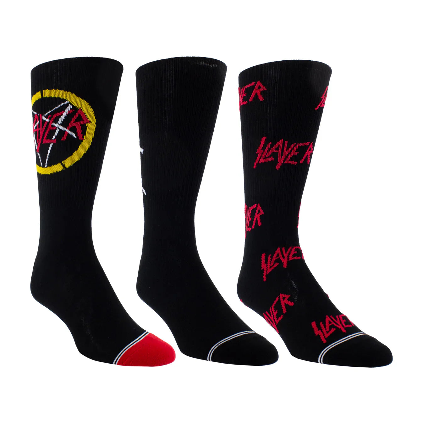 SLAYER '3 PACK' CREW SOCKS