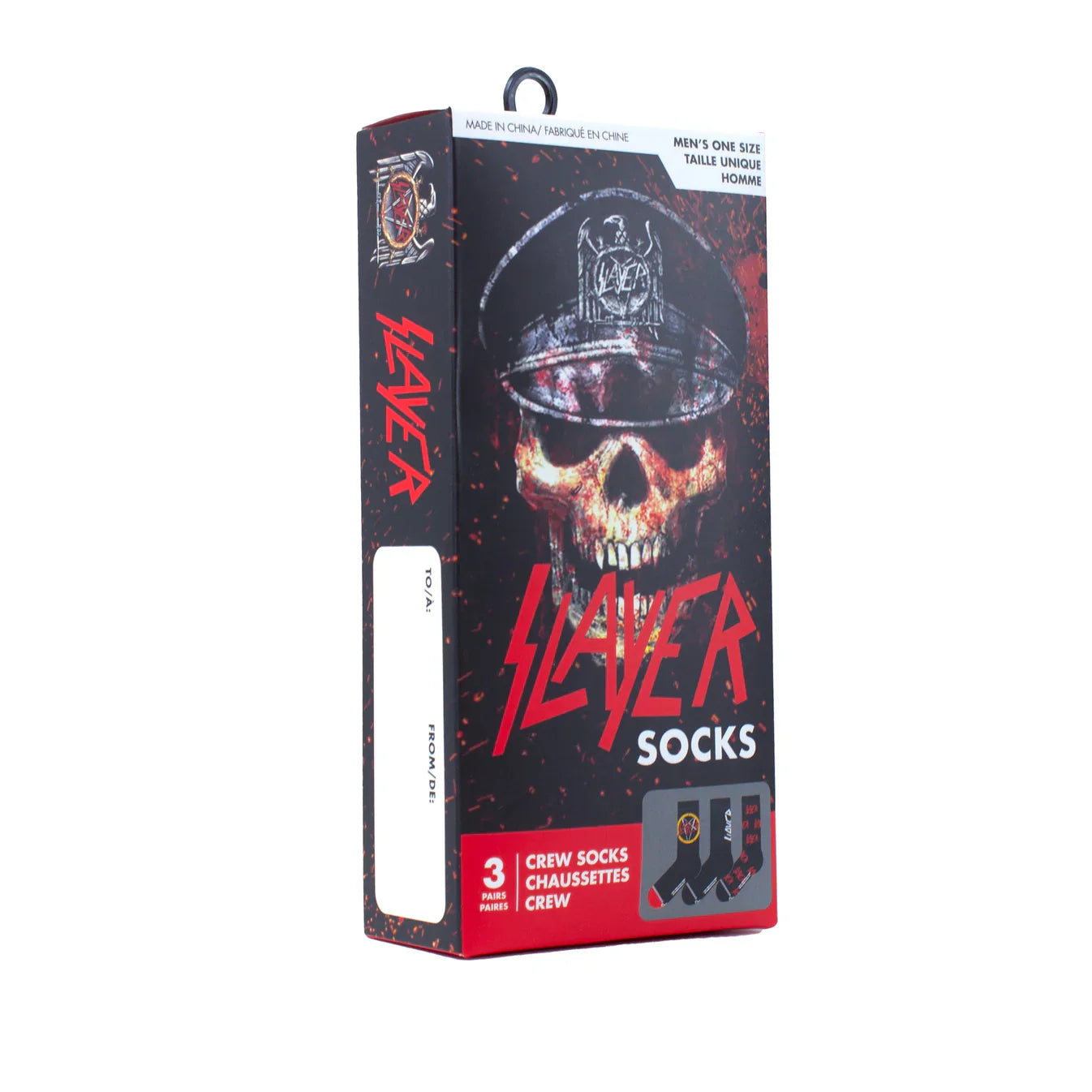 SLAYER '3 PACK' CREW SOCKS