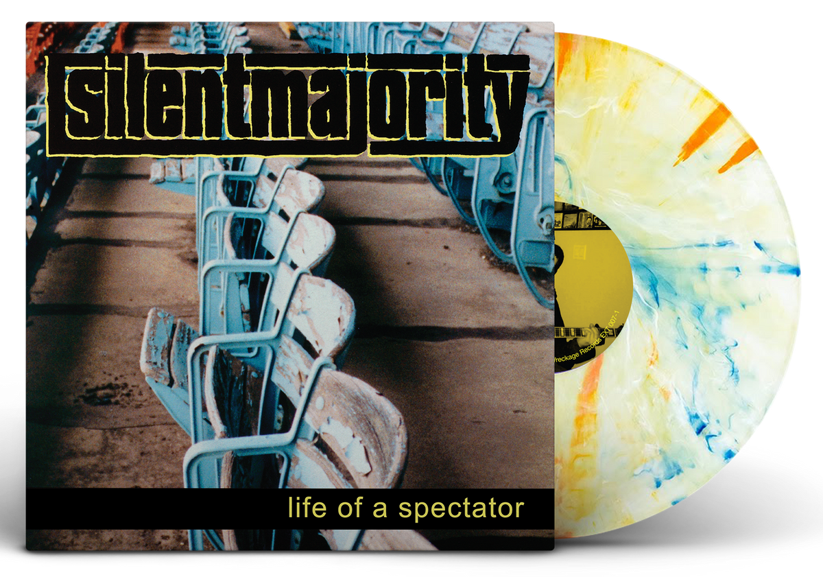 SILENT MAJORITY 'LIFE OF A SPECTATOR' LIMITED EDITION WHITE BANANA SWIRL LP ' ONLY 300 MADE