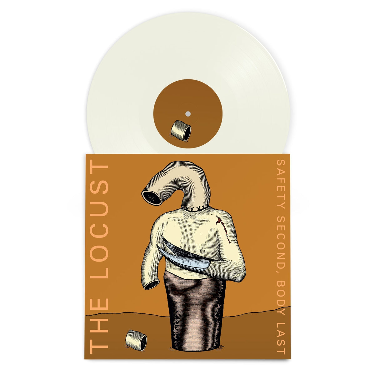 THE LOCUST 'SAFETY SECOND, BODY LAST' EP (Limited Edition' Only 200 Made, White Vinyl)