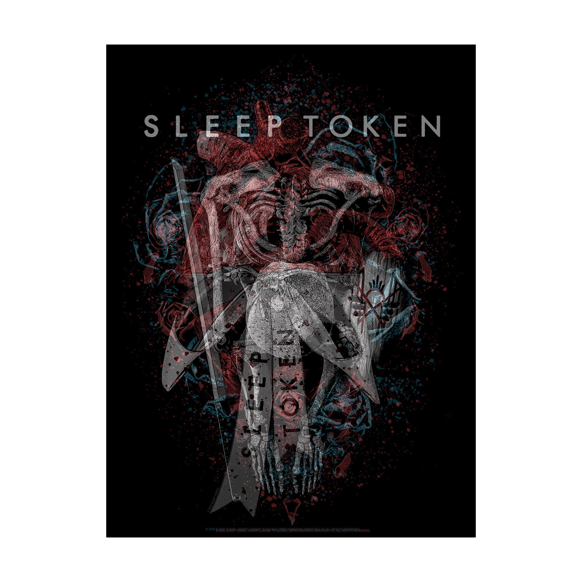 SLEEP TOKEN 'LOVE/VESSEL' LENTICULAR POSTERS