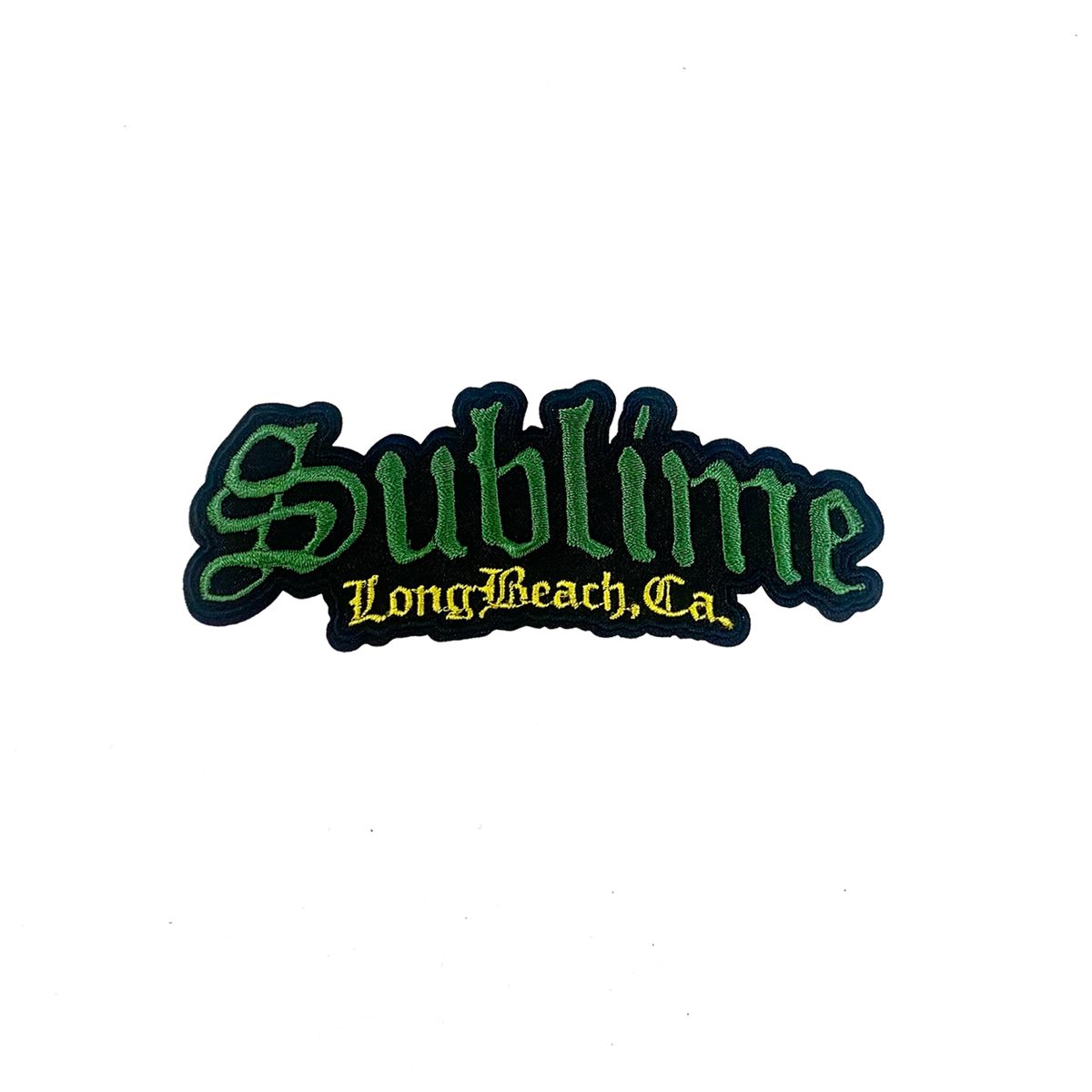 SUBLIME LONG BEACH LOGO EMBROIDERED PATCH