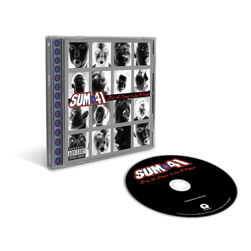 SUM 41 'ALL KILLER NO FILLER' CD (25th Anniversary, Alternate Cover)