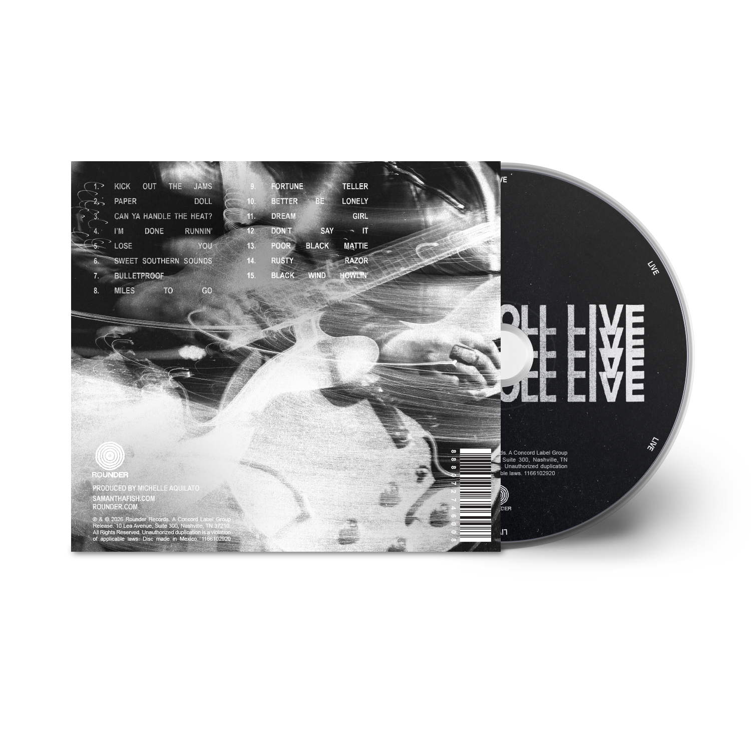 SAMANTHA FISH 'PAPER DOLL (LIVE AT THE BIJOU)' CD