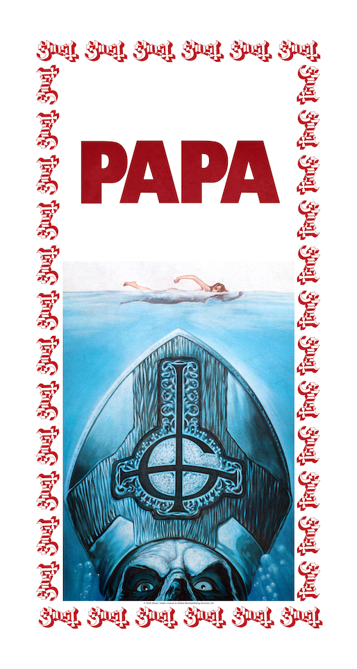 GHOST 'PAPA' BEACH TOWEL (32"x 63")
