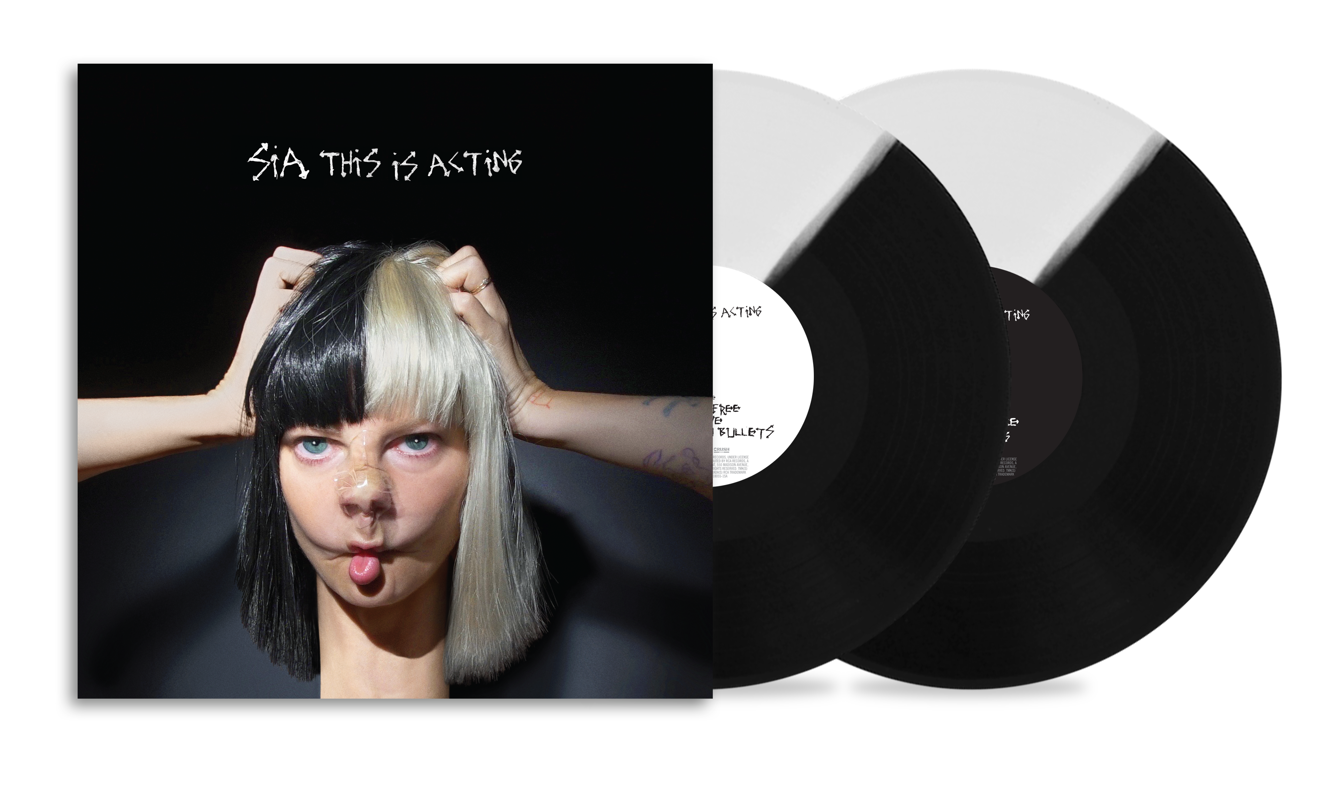 SIA 'THIS IS ACTING' 2LP (Black / White Split Vinyl)