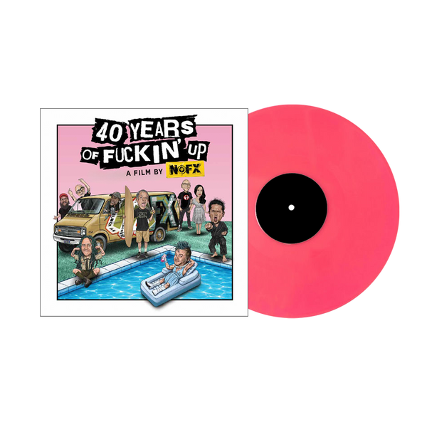 NOFX 『40 YEARS OF FUCKIN UP』 Hi-STANDARD NOFX '40 YEARS OF F*CKIN' UP: SOUNDTRACK' LP (Pink Vinyl)