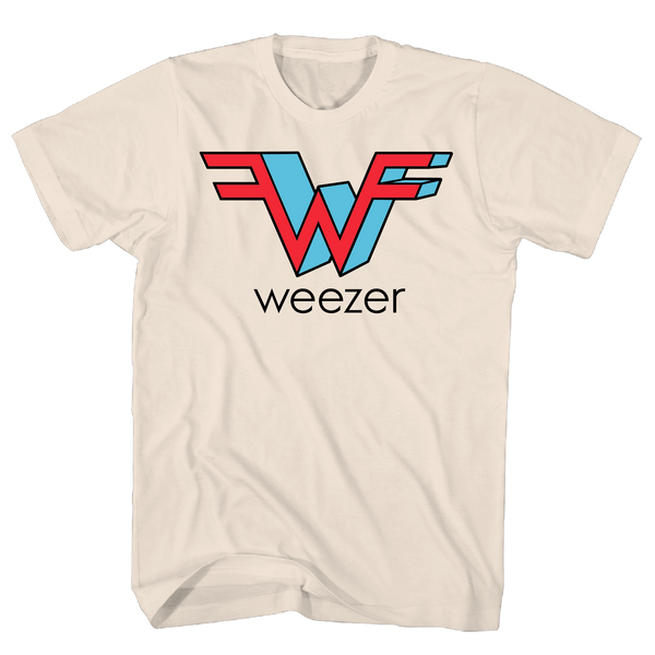 Weezer Tシャツ WEEZER LOGO NATURAL T-SHIRT