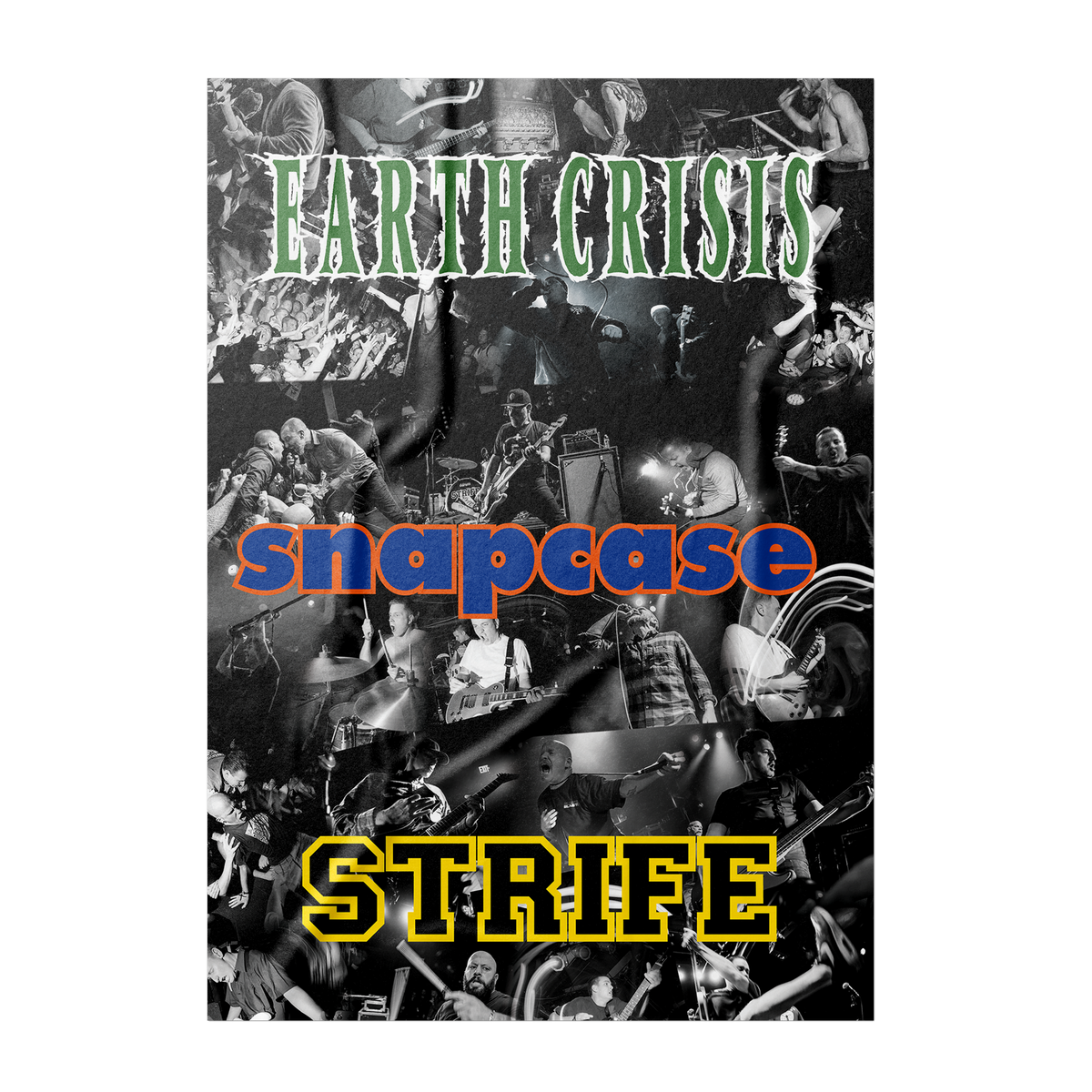 EARTH CRISIS, SNAPCASE, STRIFE 'THE RETURN OF THE CALIFORNIA TAKEOVER' LIMITED-EDITION OLIVE GREEN LP