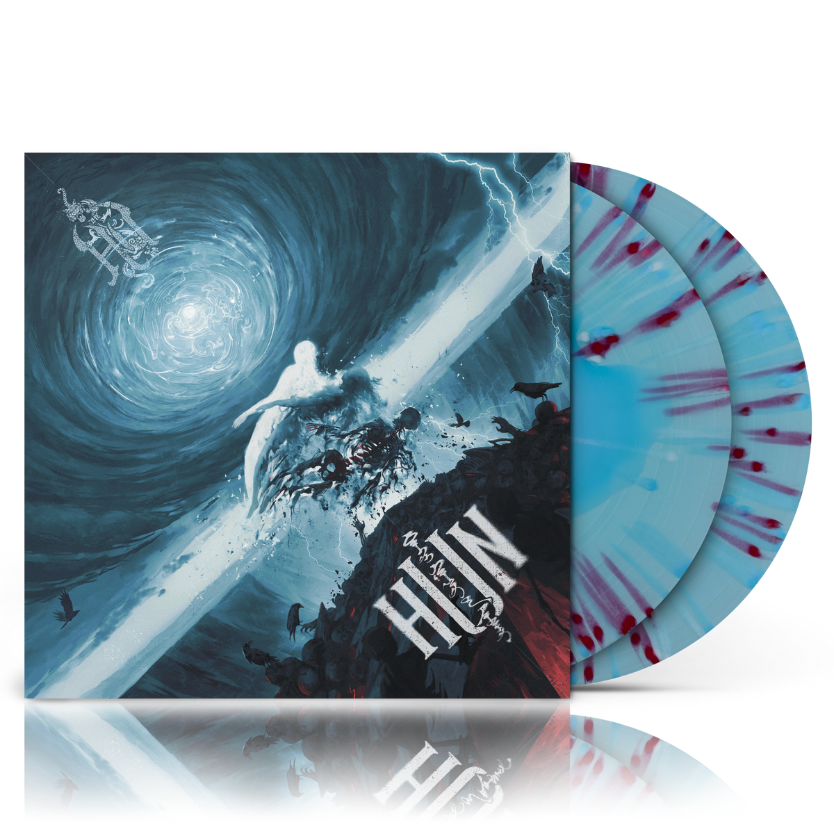THE HU'HUN' 2LP (Exclusive ' Limited to 300, Blue w/ Red & White Splatter Vinyl)