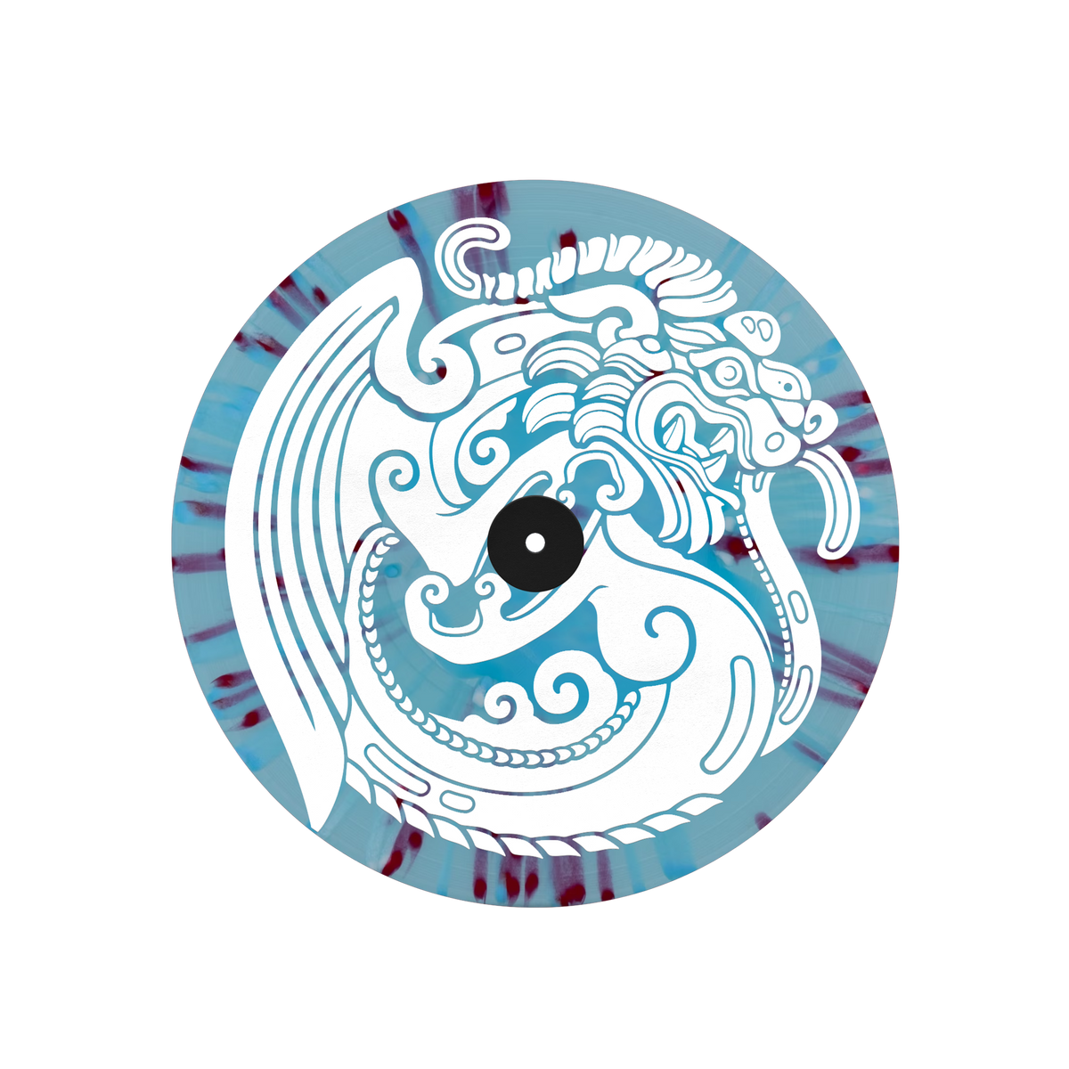 THE HU'HUN' 2LP (Exclusive ' Limited to 300, Blue w/ Red & White Splatter Vinyl)