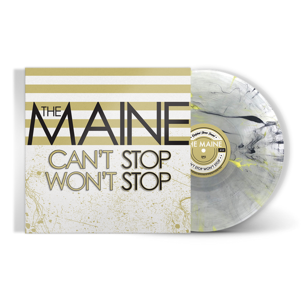 THE MAINE 'CAN'T STOP WON'T STOP' 15TH ANNIVERSARY LP (Limited Edition – Only 500 Made, Black & Yellow Smoke Vinyl)