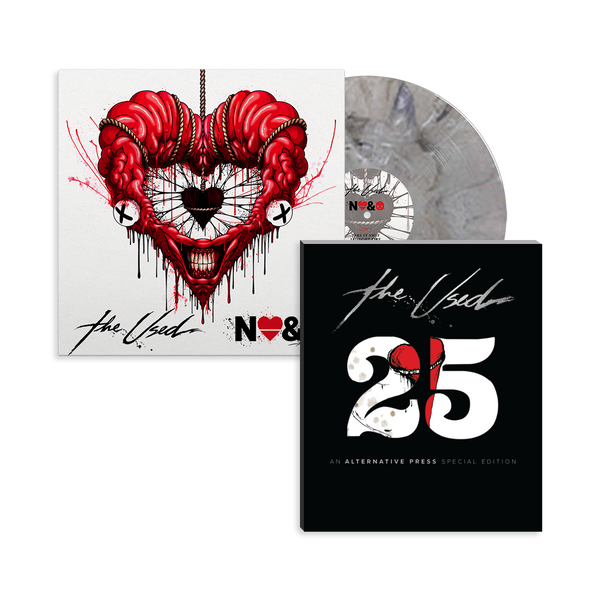 THE USED ‘IN LOVE AND DEATH’ LP (Limited Edition – Only 500 Made, Ghost Vinyl) + AP SPECIAL COLLECTOR'S EDITION MAGAZINE