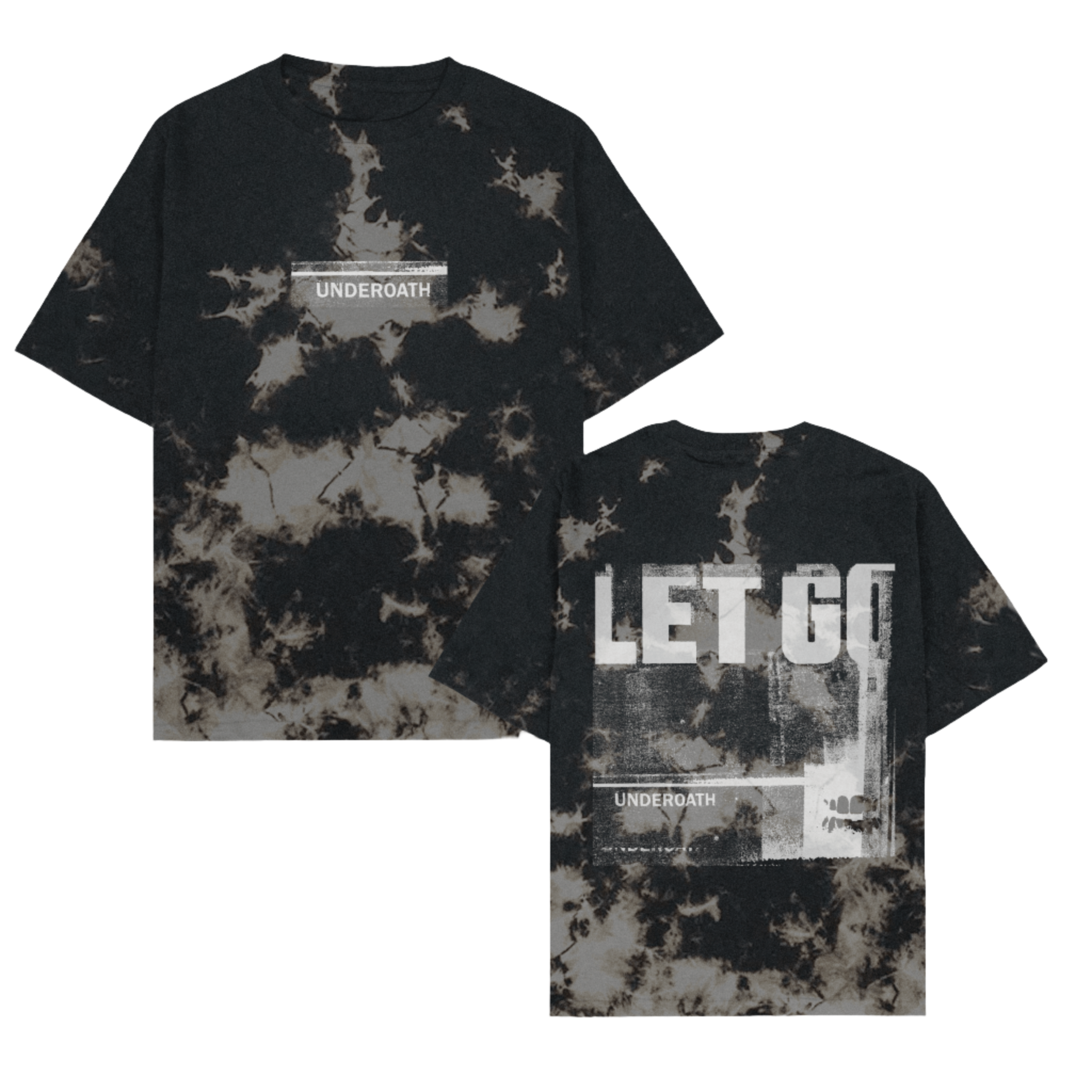 UNDEROATH LET GO TIE DYE T-SHIRT