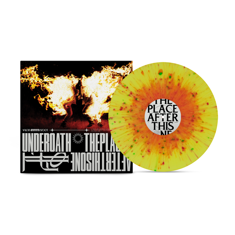 UNDEROATH ‘THE PLACE AFTER THIS ONE’ LP (Limited Edition – Only 300 Made, Translucent Yellow w/ Opaque & Neon Splatter Vinyl)