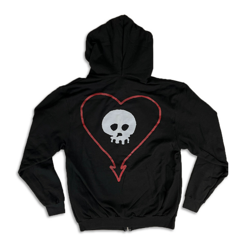 ALKALINE TRIO 'HEARTSKULL LOGO' ZIPUP