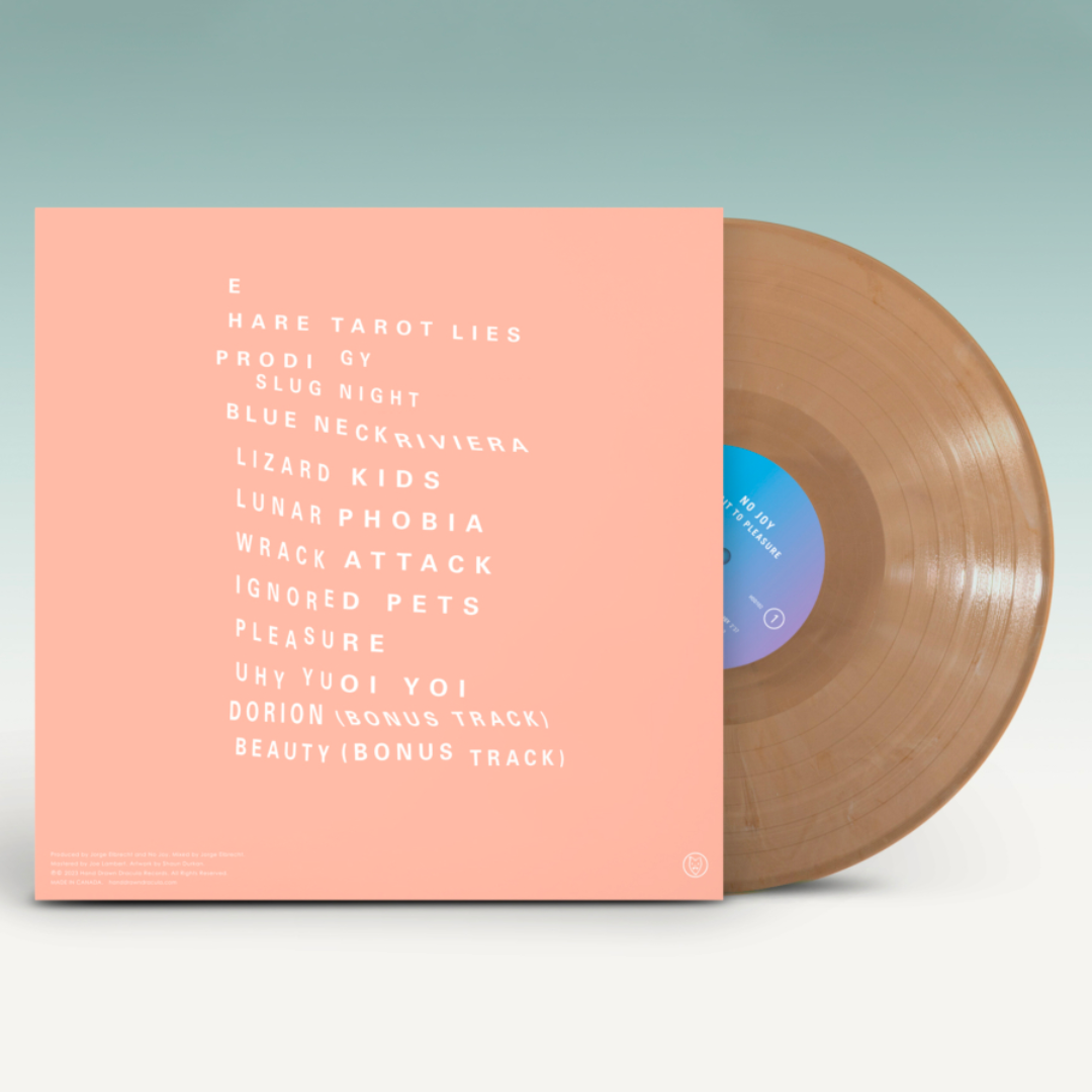 No Joy, Wait to Pleasure, Translucent Tan Vinyl LP Cover