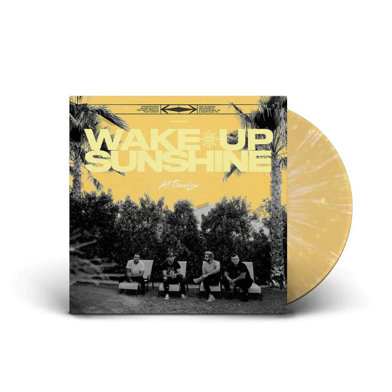 ALL TIME LOW 'WAKE UP SUNSHINE' LP (Custard White Splatter Vinyl)