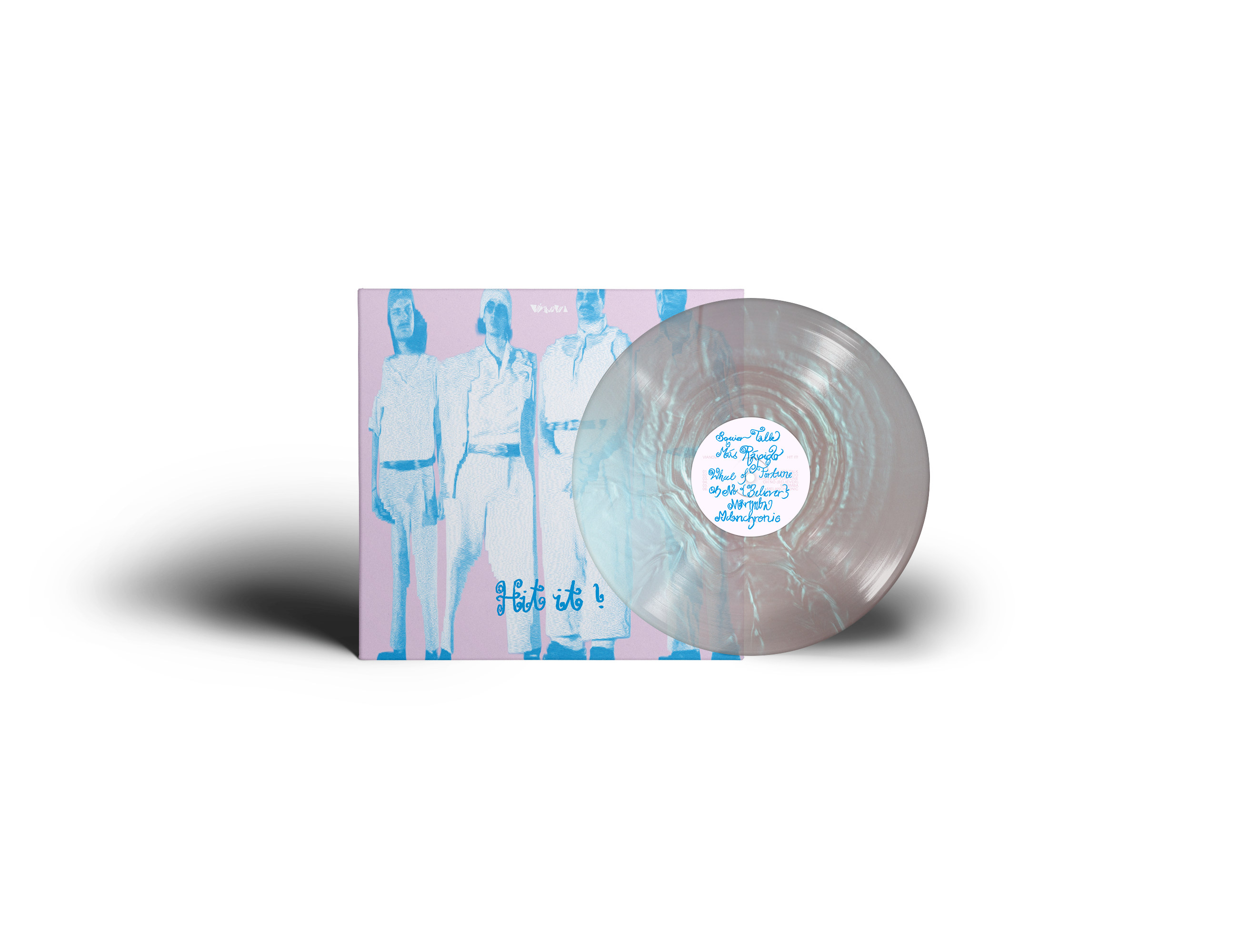 VIANOVA ‘HIT IT!’ LP (Exclusive – Limited to 500, Crystal White Pearl Vinyl)