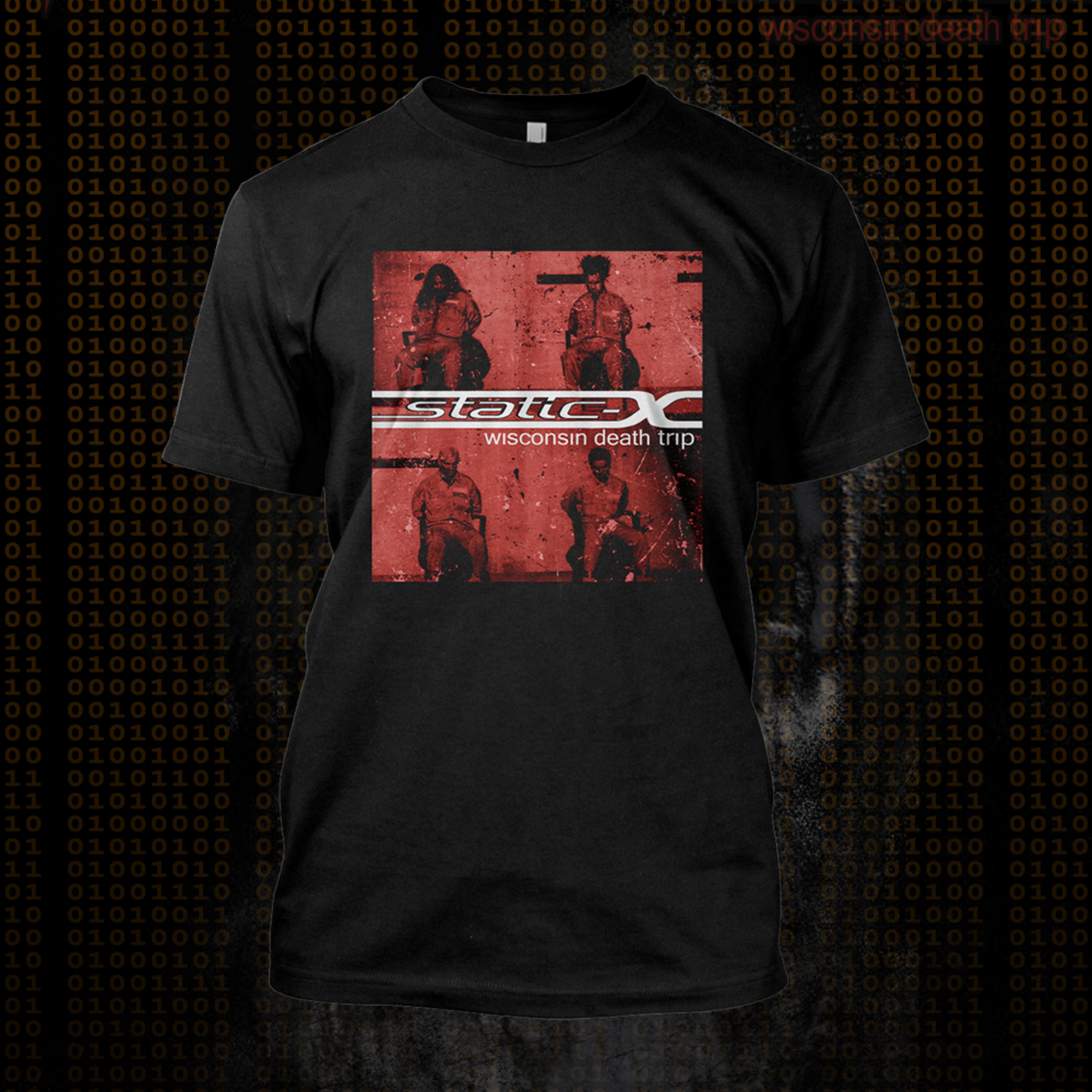 STATIC X 'WISCONSIN DEATH TRIP' RED BAND EXCLUSIVE T-SHIRT