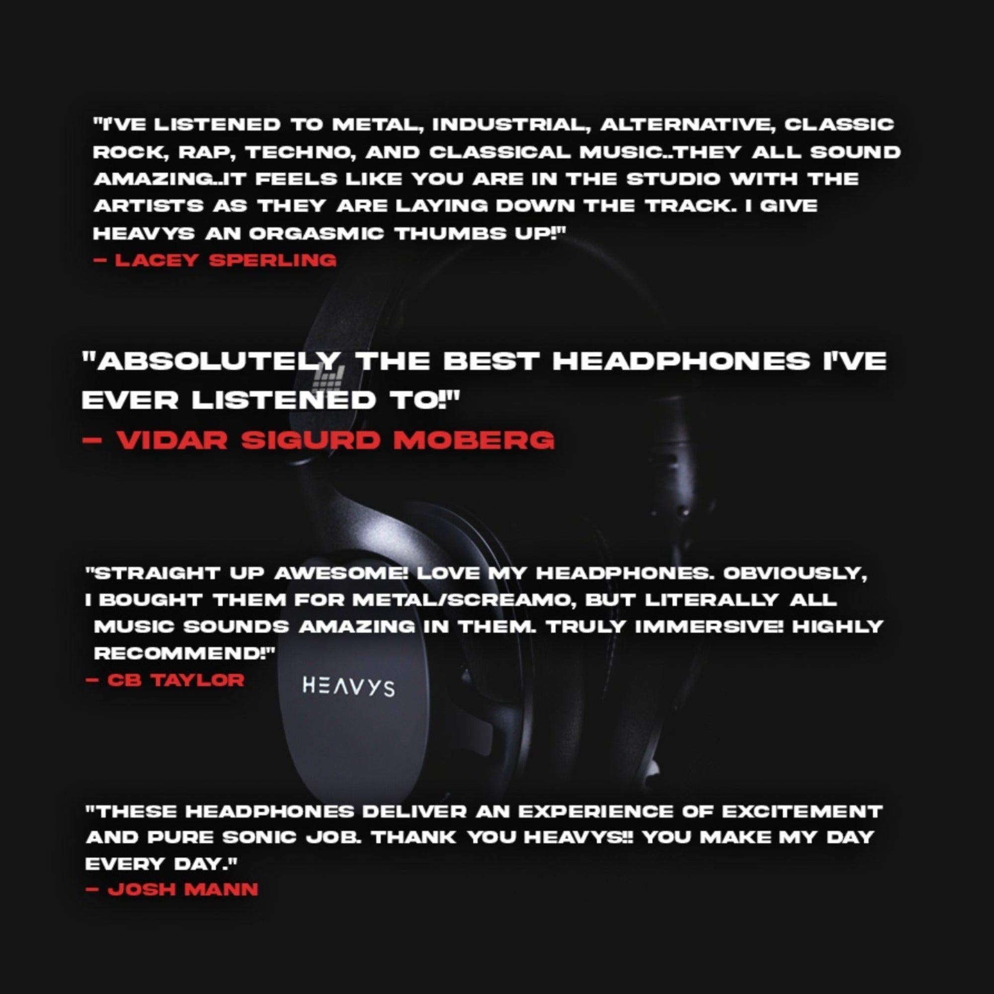 HEAVYS H1H HEADPHONES