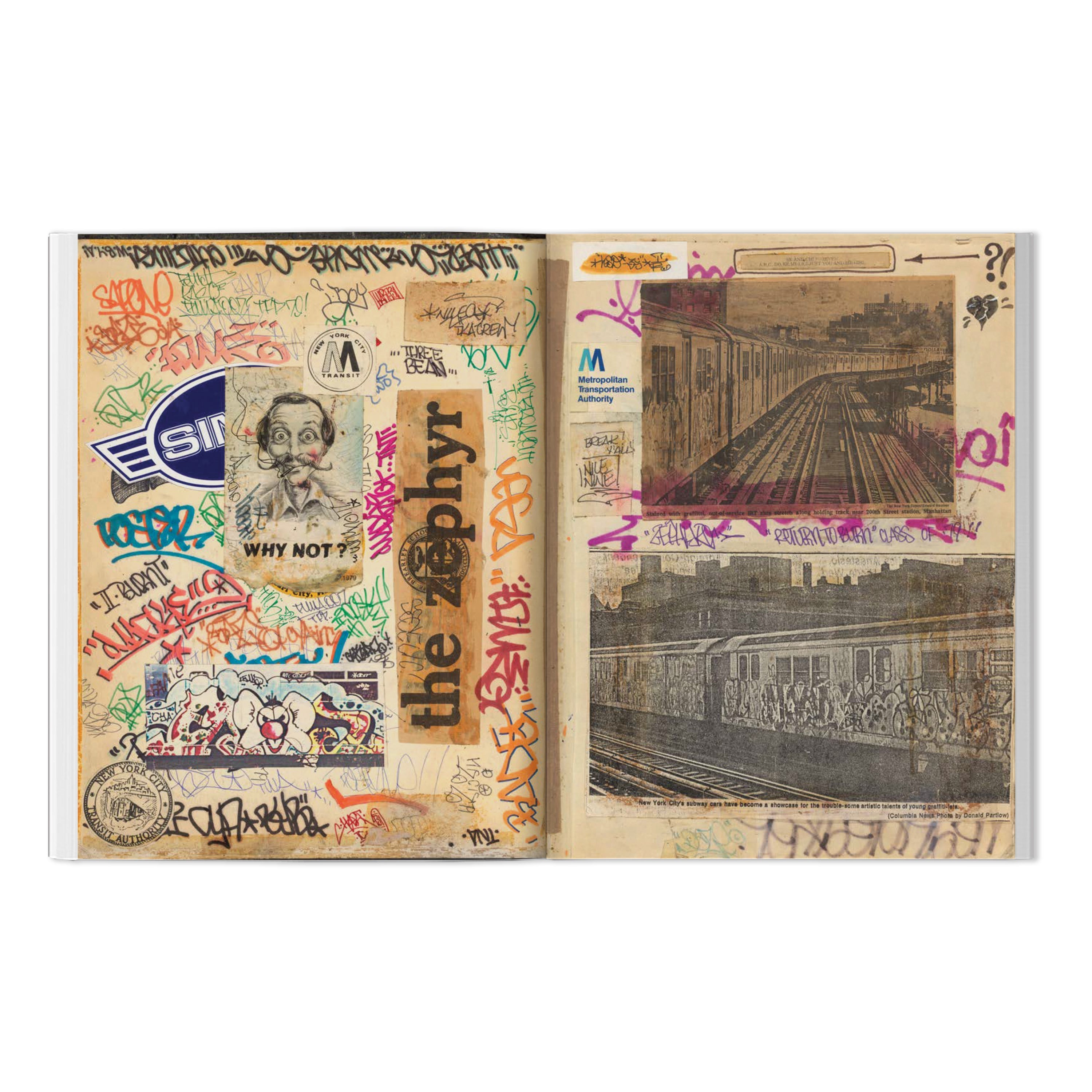 ZEPHYR "GRAFFITI BLACL BOOK/SCRAPBOOK: 1978 & BEYOND” BOOK