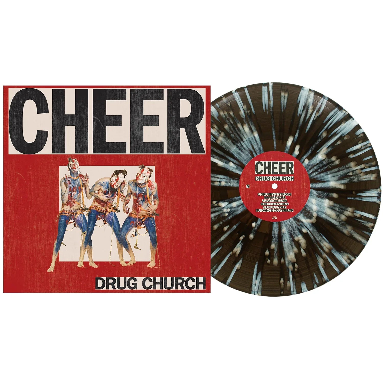 DRUG CHURCH 'CHEER' LP (Black Ice w/White Splatter Vinyl)