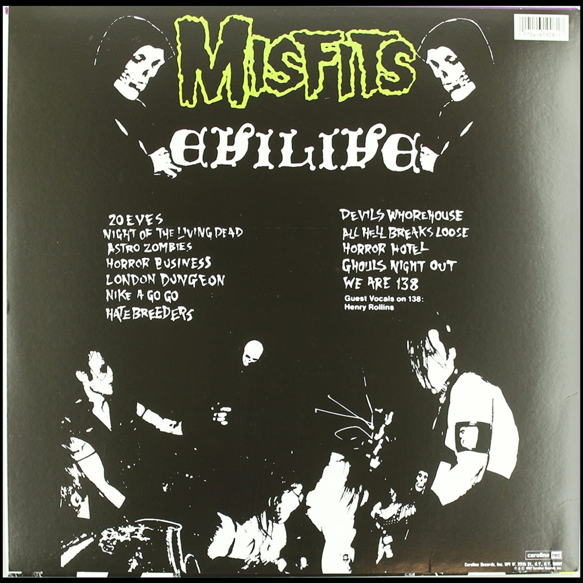 MISFITS 'EVILIVE' LP