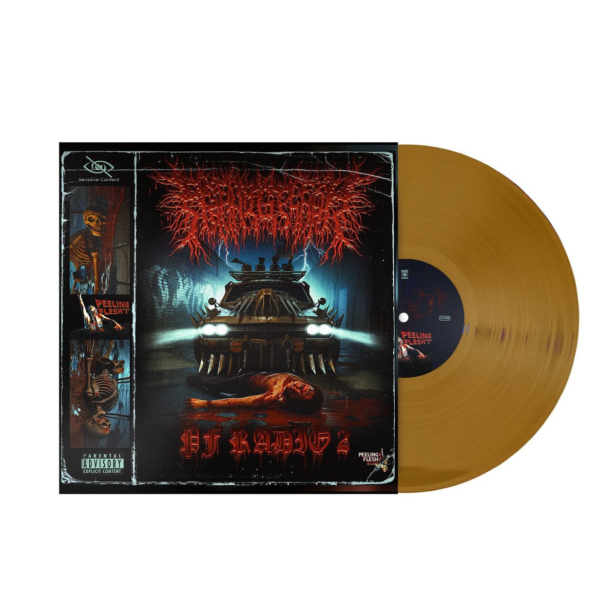 PEELINGFLESH 'PF RADIO 2' LP (Gold Vinyl)