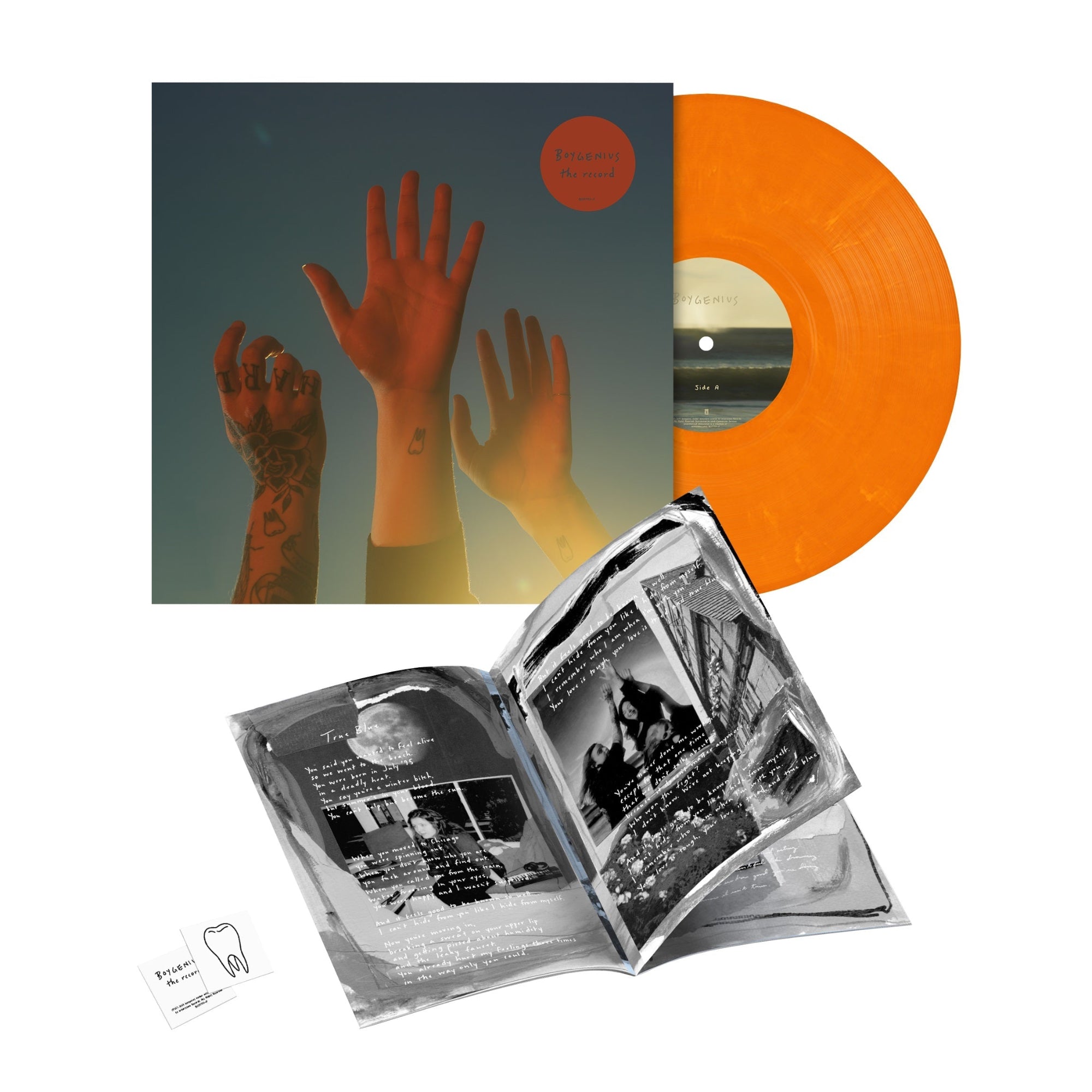 BOYGENIUS 'THE RECORD' LP (Orange Vinyl) (Julien Baker, Phoebe Bridger