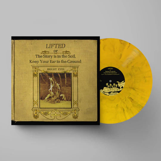 Bright Eyes Lifted Or The Story Is In The Soil Keep Your Ear To The Ground 2LP Yellow and Black
