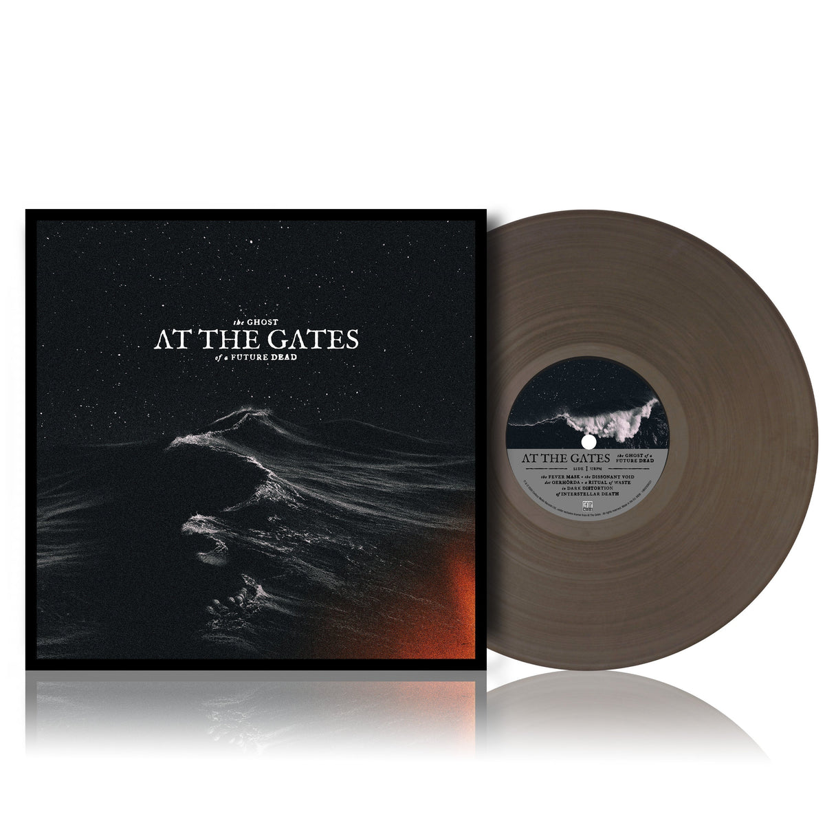 AT THE GATES'THE GHOST OF A FUTURE DEAD' LP (Exclusive ' Limited to 500, Transparent Black Ice Vinyl)