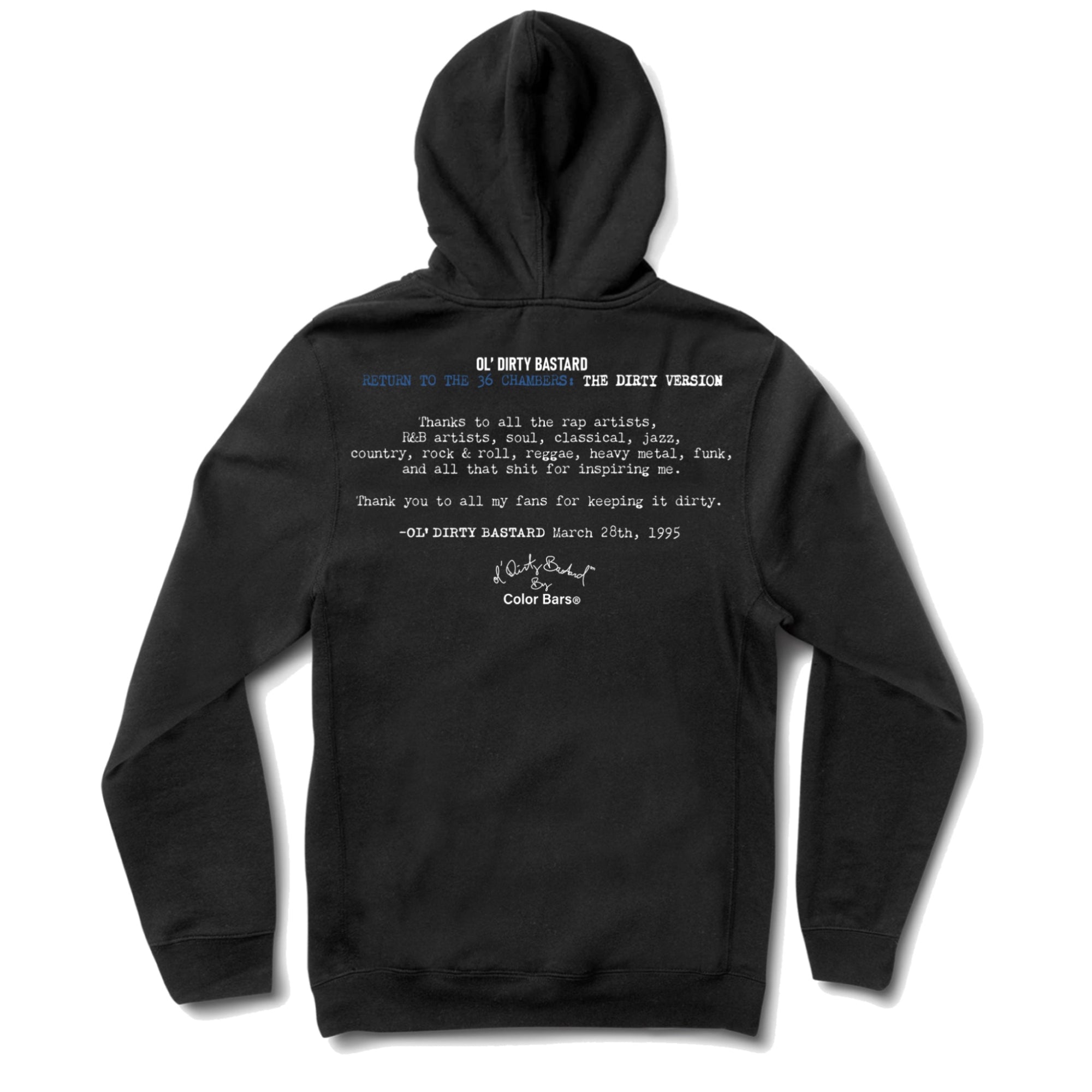 CD Hoodie Black Back