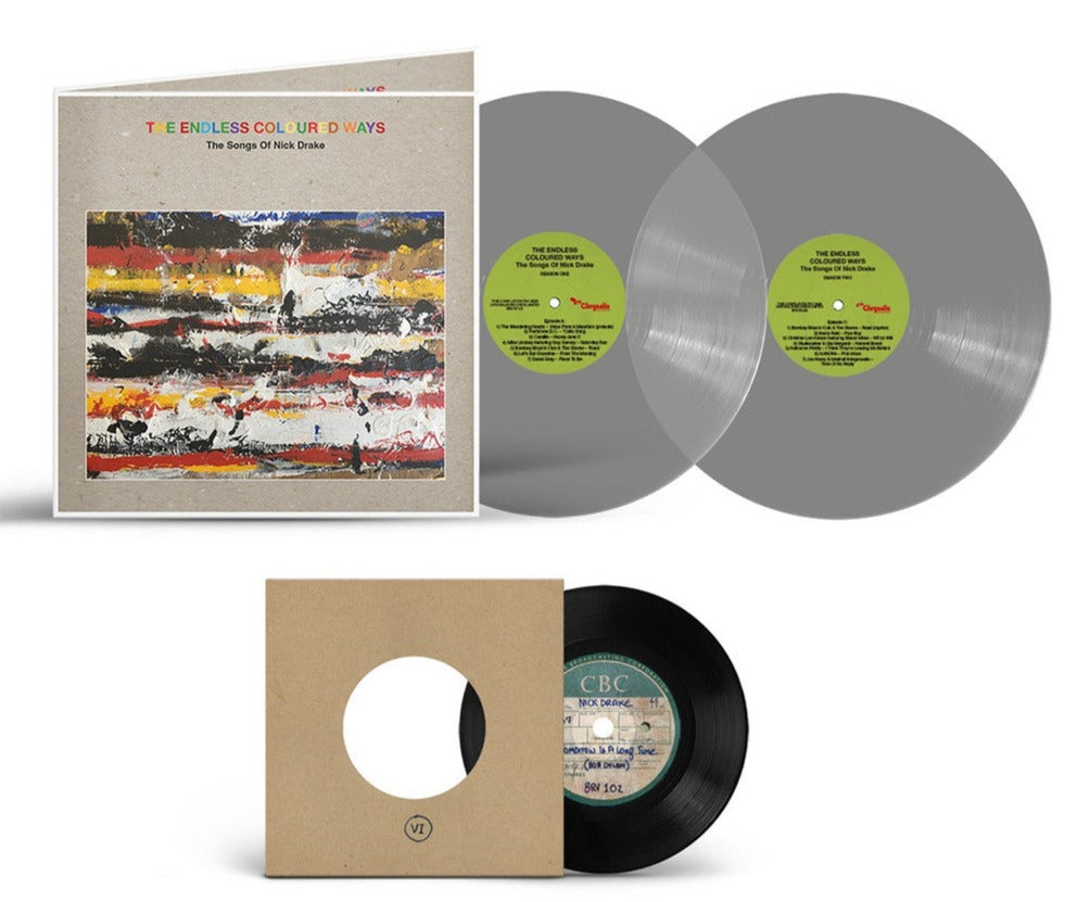 THE ENDLESS COLOURED WAYS: THE SONGS OF NICK DRAKE  2LP (Grey Vinyl) + 7" - Fontaines DC, Feist, Liz Phair, Philip Selway, many more