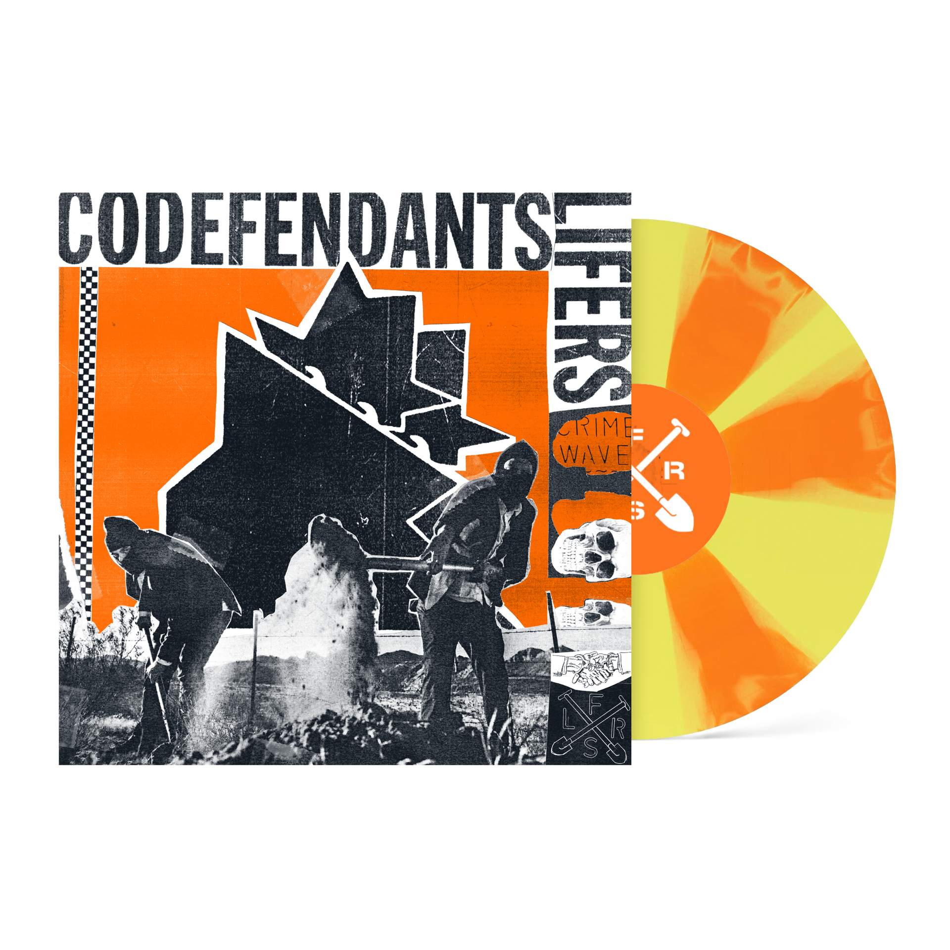 CODEFENDANTS 'LIFERS' LP (Exclusive – Limited to 400, Canary Yellow &