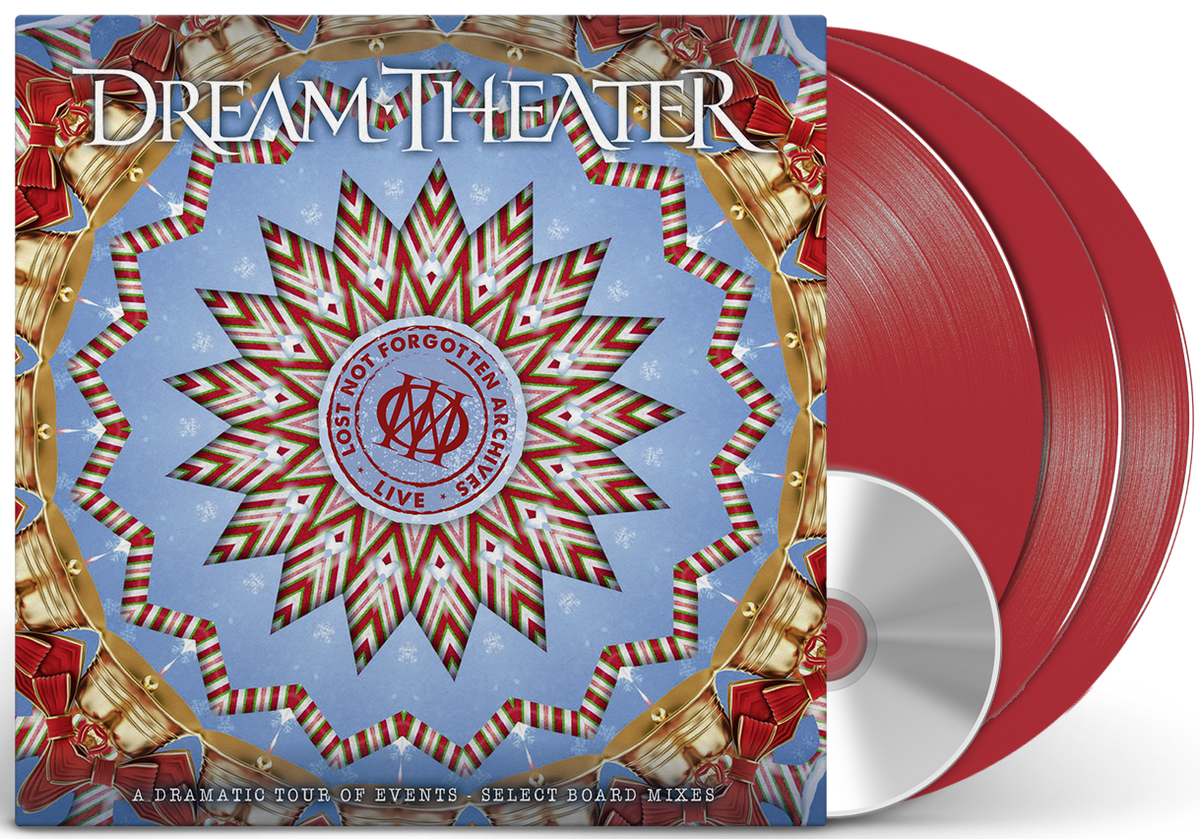 DREAM THEATER ‘A DRAMATIC TOUR OF EVENTS - SELECT BOARD MIXES’ APPLE RED 3LP + 2CD – ONLY 300 MADE