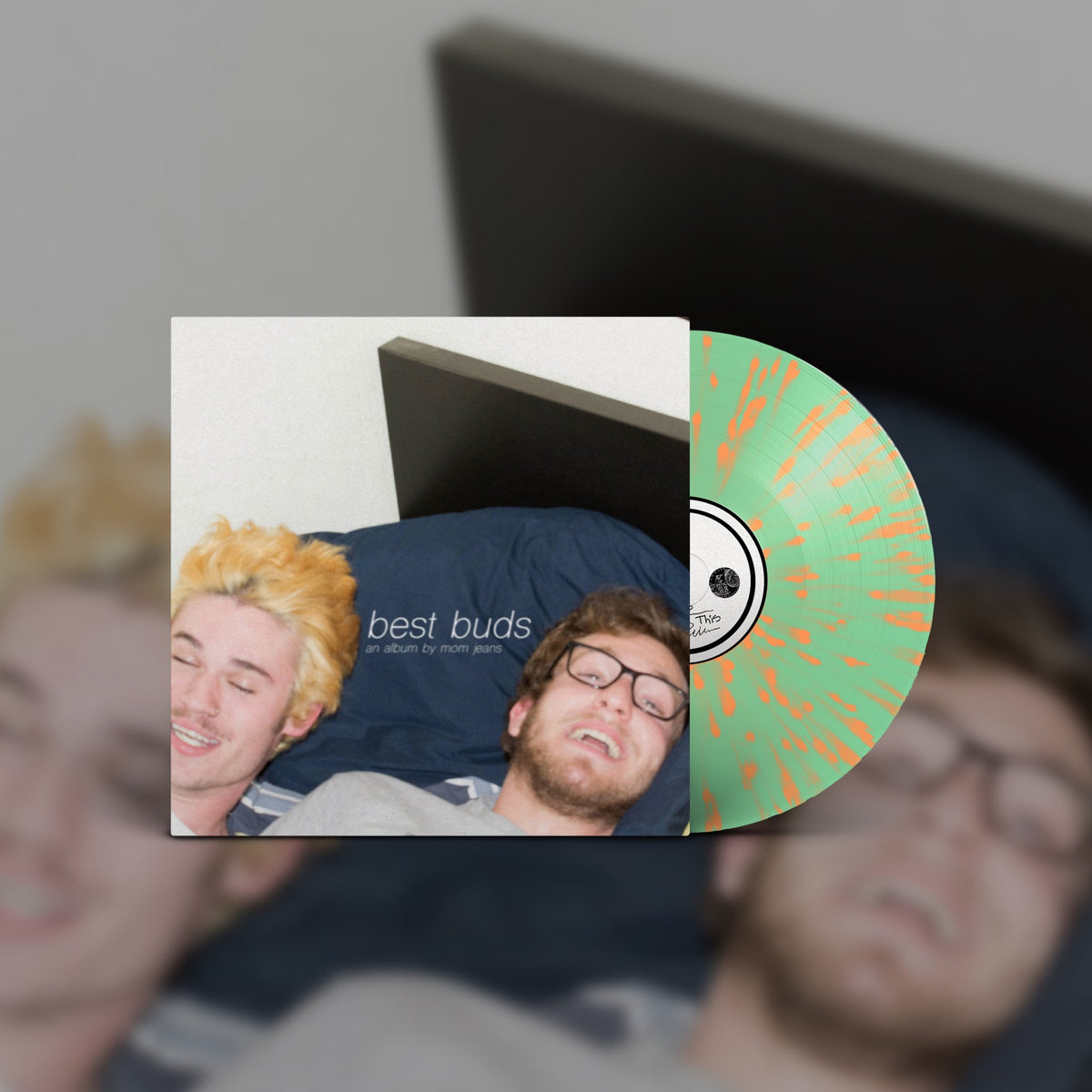MOM JEANS. 'BEST BUDS' LP (Mint Green/Orange Splatter Vinyl)