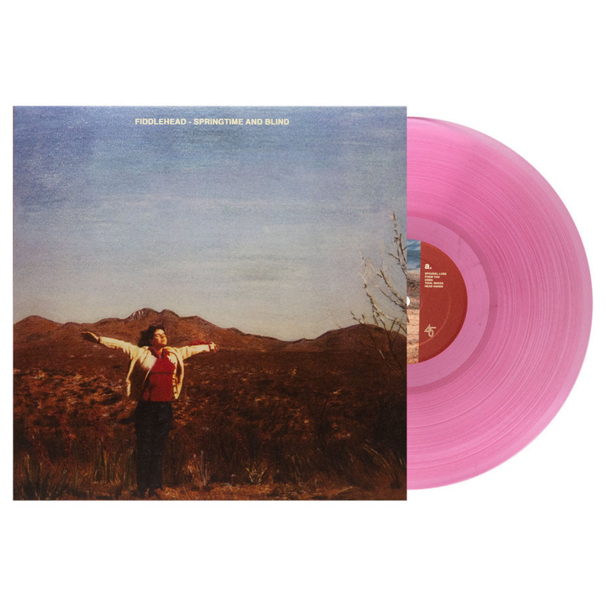 Fiddlehead Springtime And Blind LP Limited Edition Clear Pink