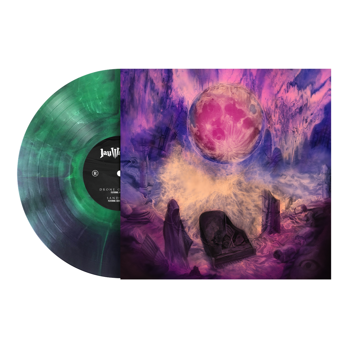 JAY WEINBERG 'DRONE OPERATOR/SANDSTONE' 12" (Exclusive ' Limited to 250, Green & Purple Starburst w/ Etched B-Side Vinyl)
