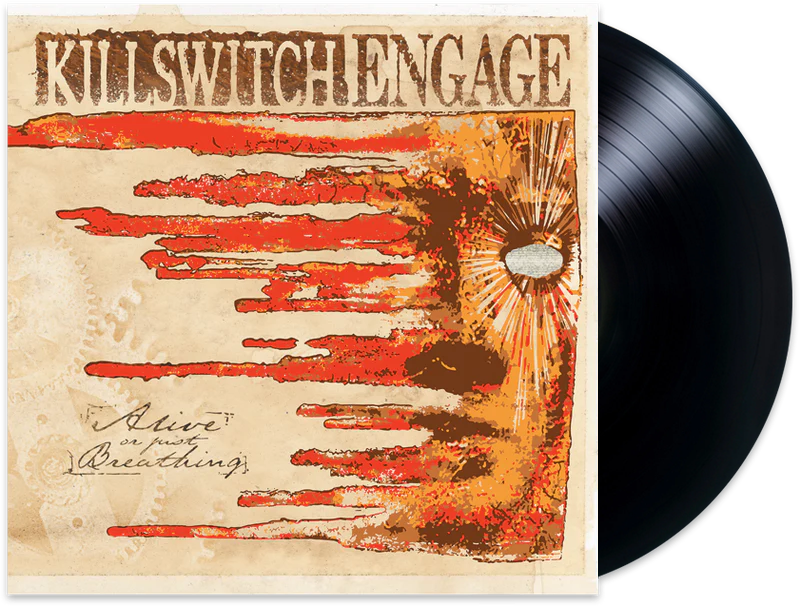 KILLSWITCH ENGAGE'ALIVE OR JUST BREATHING' LP - BLACK