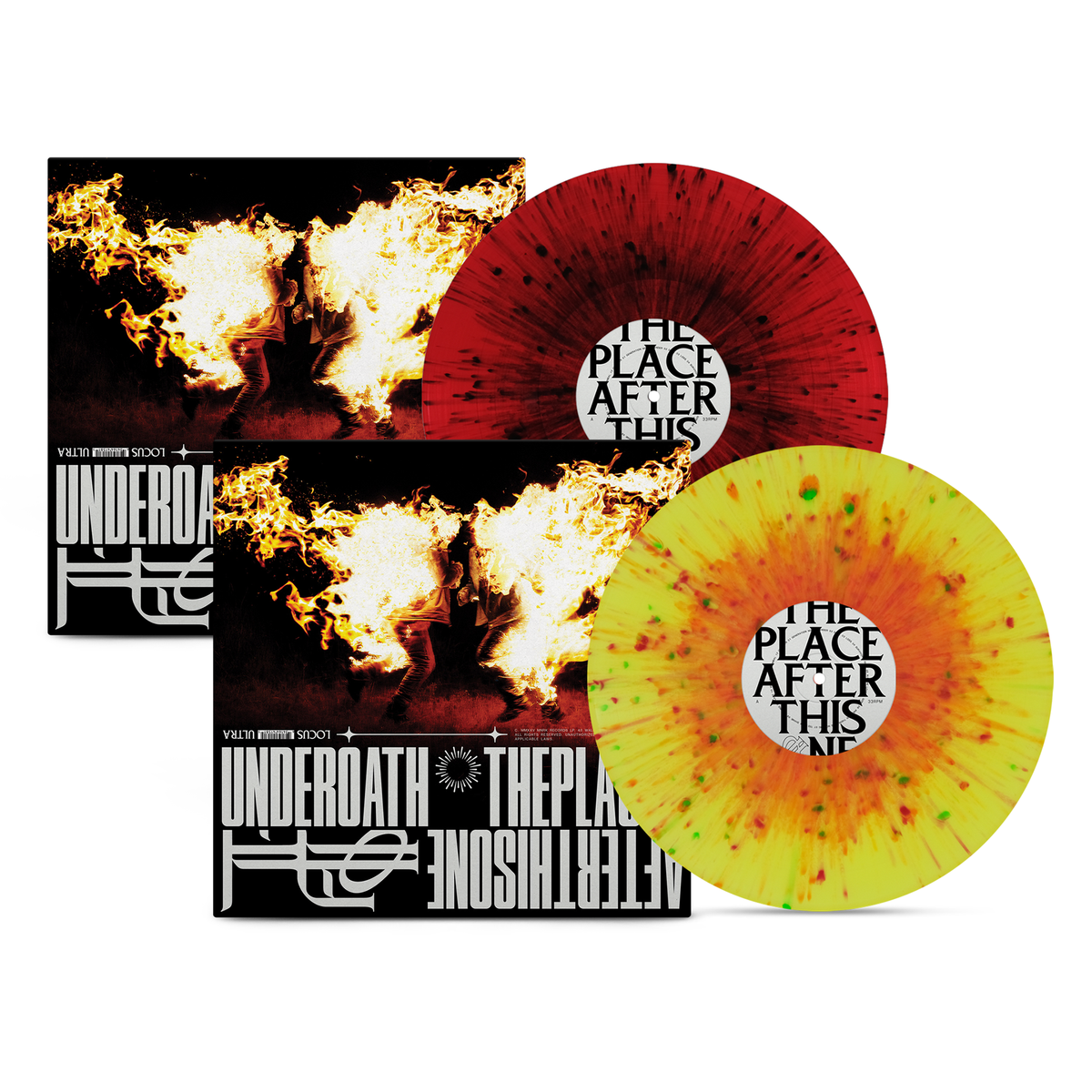 UNDEROATH'THE PLACE AFTER THIS ONE' LP - EXCLUSIVE - LTD. 300 - VARIOUS COLORS
