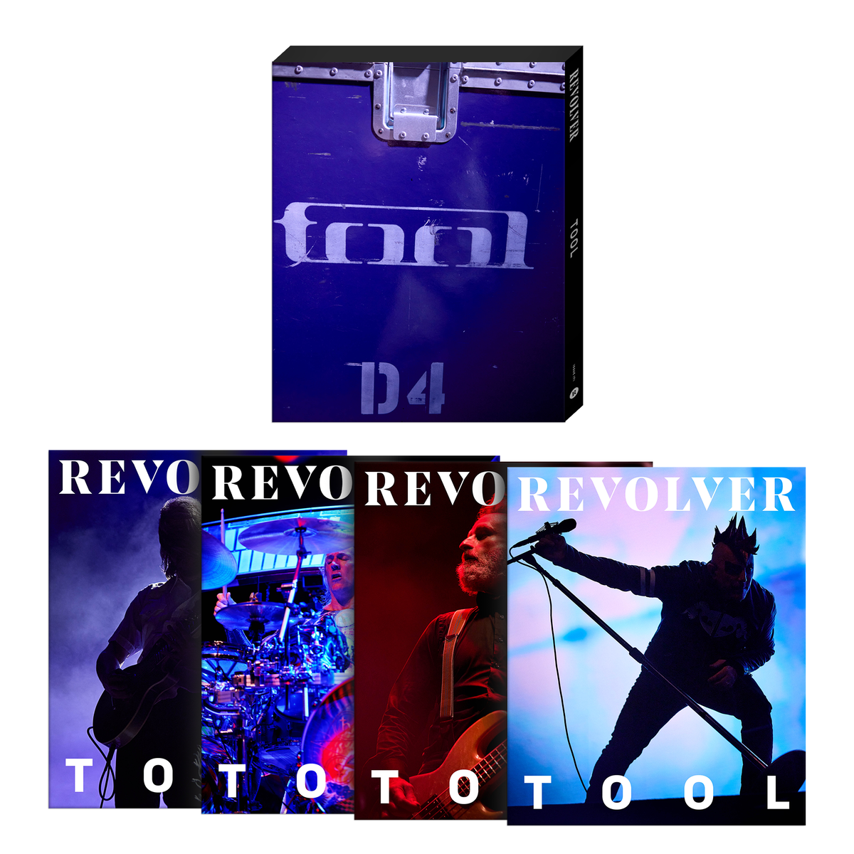 TOOL x REVOLVER ' 4 ALTERNATE 2025 SPRING ISSUE COVERS IN HEAVY-DUTY NUMBERED SLIPCASE